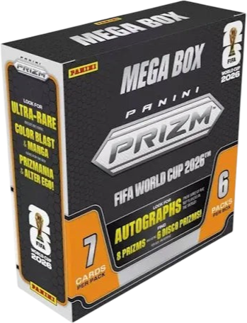2026 Panini Prizm FIFA World Cup Soccer Mega Box