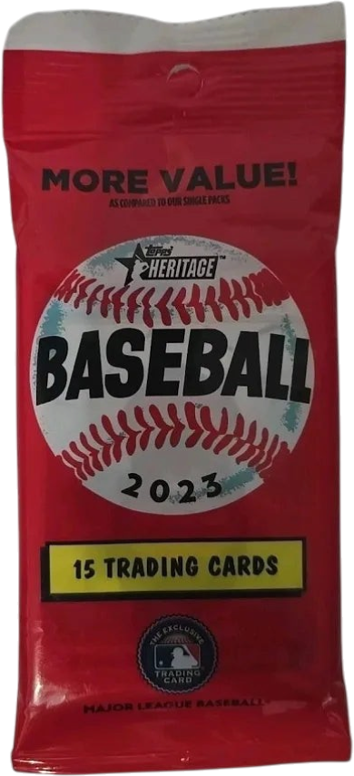 2023 Topps Heritage 15 Card Baseball Value Pack
