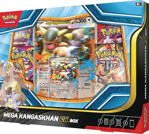 Pokemon Mega Kangaskhan Ex Box - 4 Booster Packs
