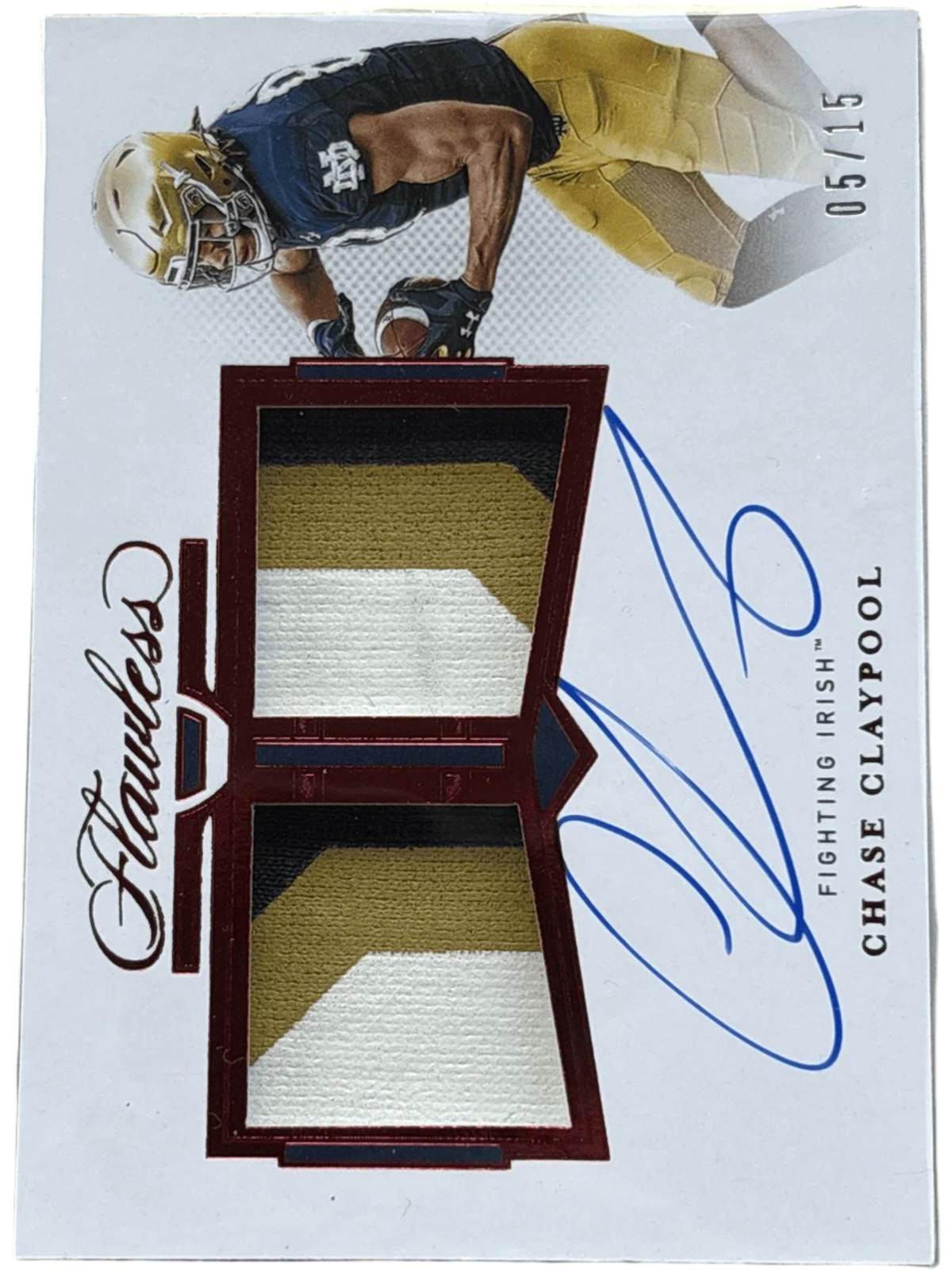 Panini 2021 Flawless Chase Claypool #DPA-CC /15