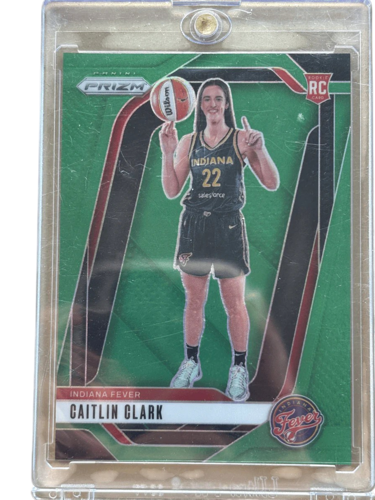 Panini 2024 Green Prizm Caitlin Clark #145 RC