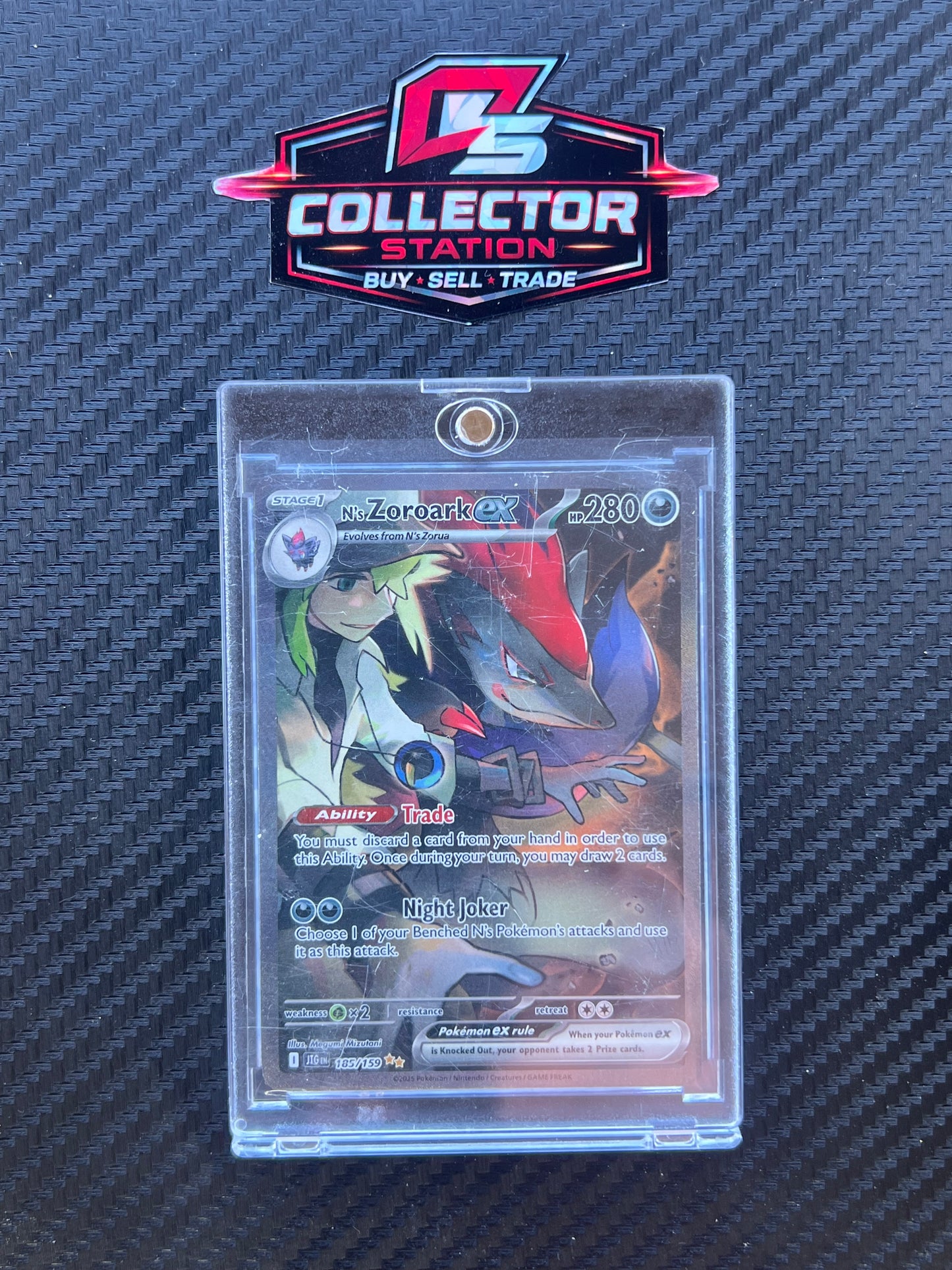 N's Zoroark ex - 185/159 - SV09: Journey Together (JTG)