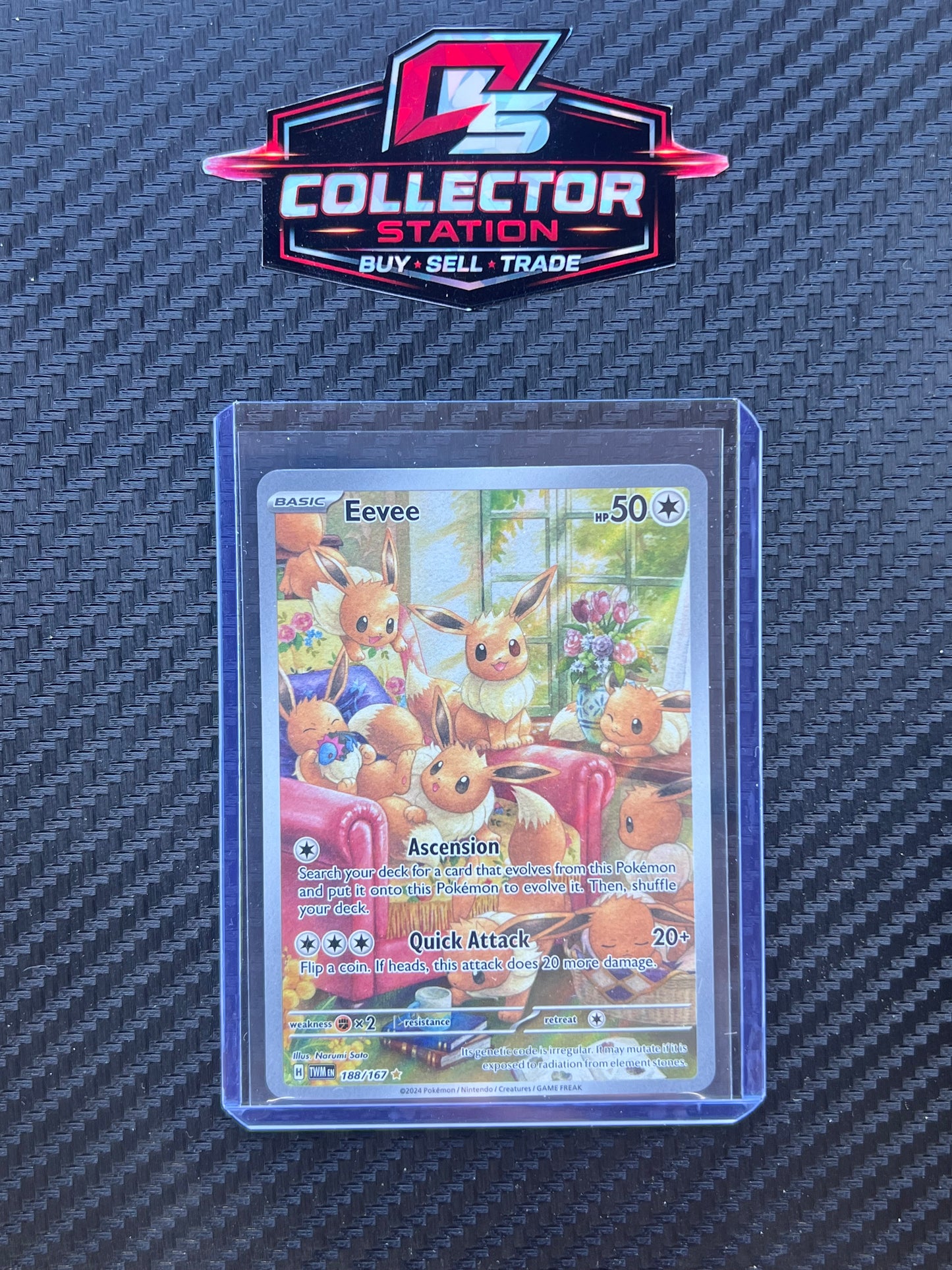 Eevee - 188/167 - SV06: Twilight Masquerade (TWM)