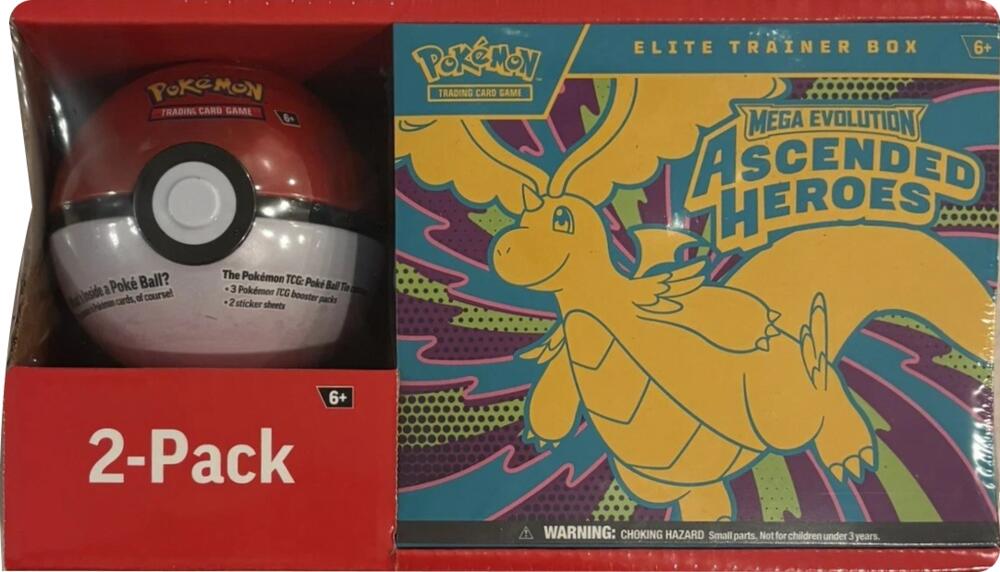 Ascended Heroes Elite Trainer Box and Pokeball - Pokemon Bundle