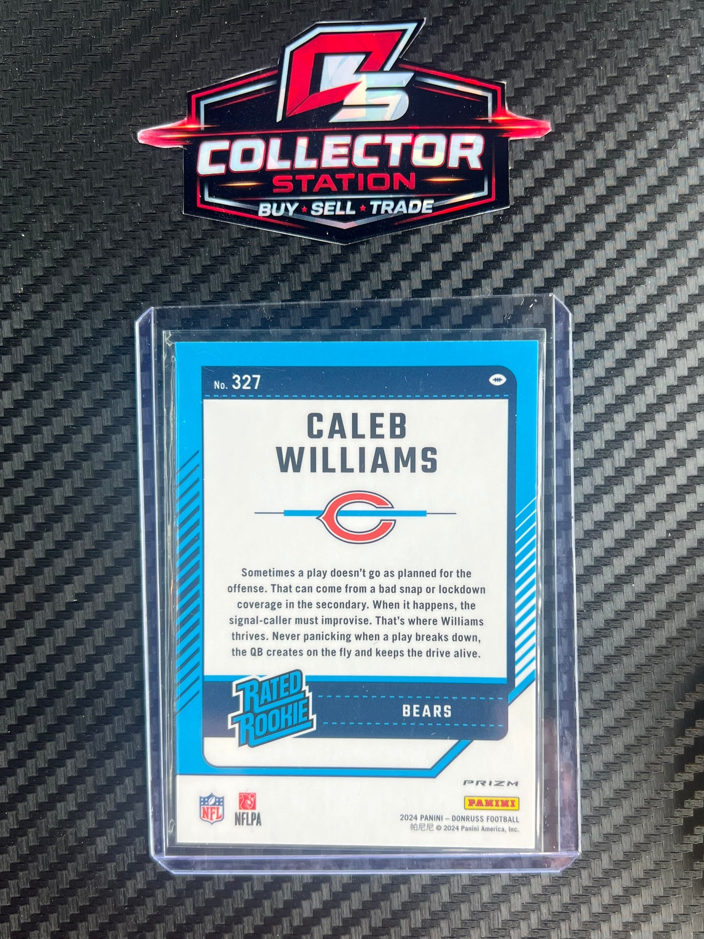 2024 Donruss Optic Preview-Pink Caleb Williams #327RC