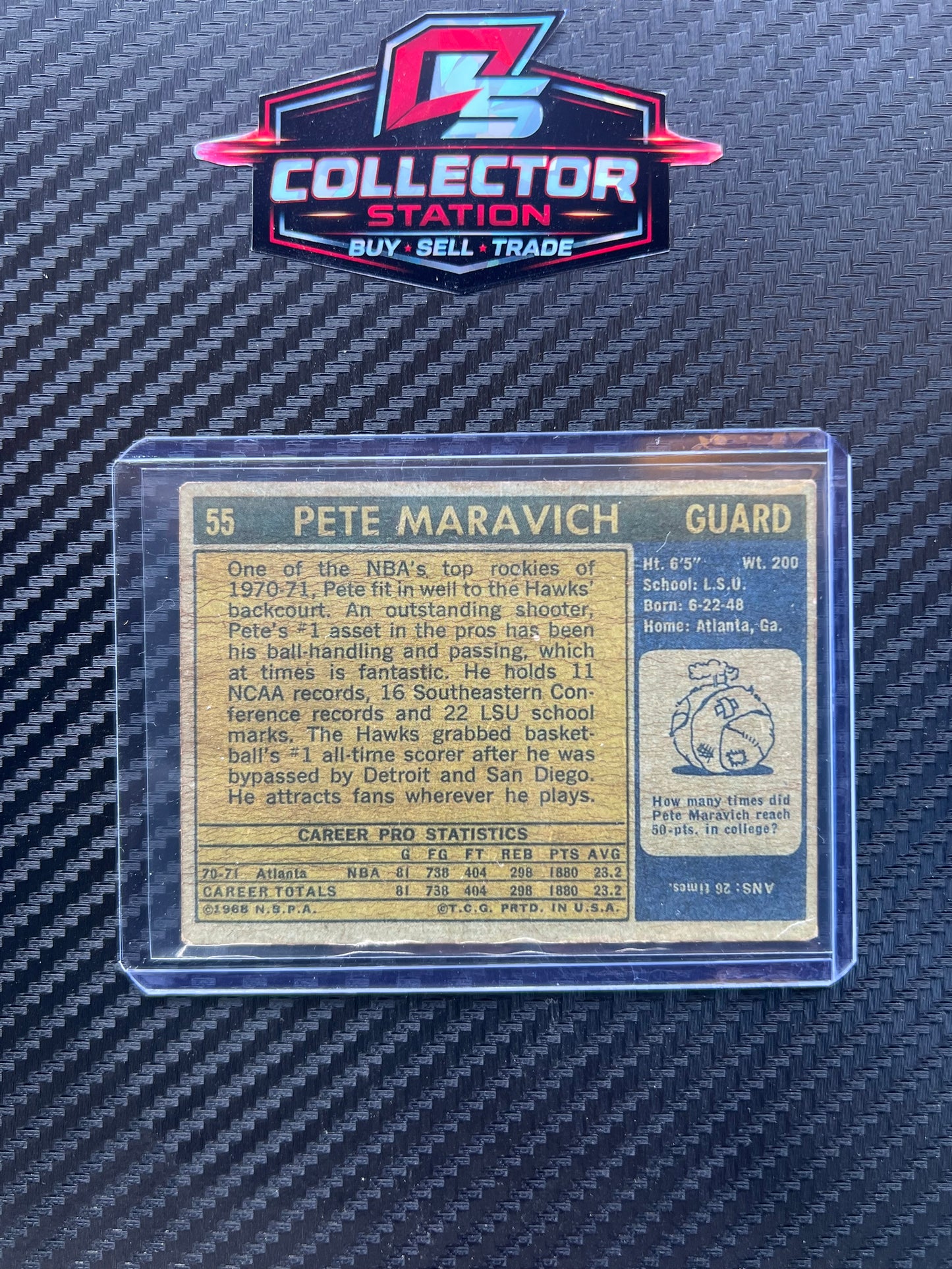 1971-72 Topps - Pete Maravich #55