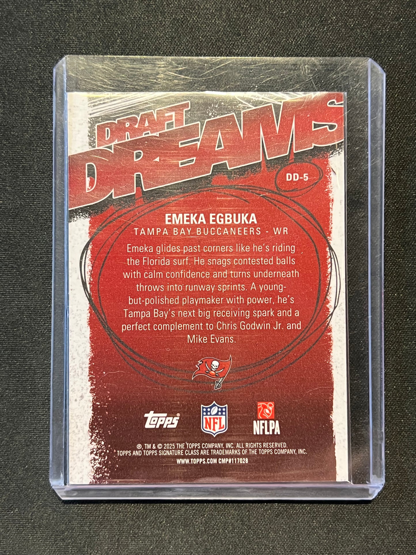 Topps Chrome Signature Series Draft Dreams Emeka Egbuka Case Hit #DD-5