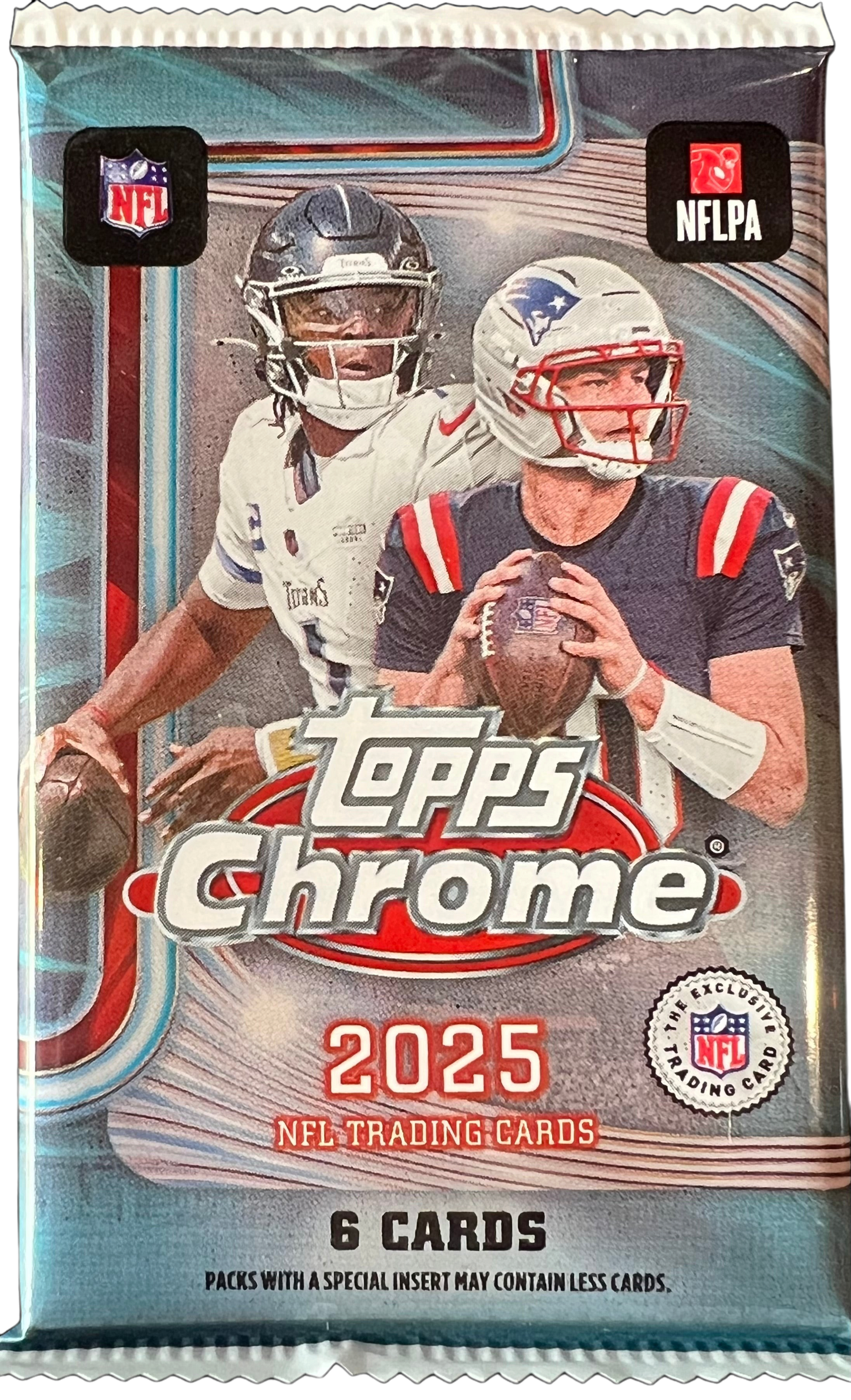 2025 Topps Chrome Football Mega Box Retail Pack