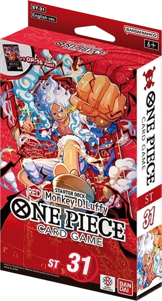 One Piece Starter Deck 31: RED Monkey.D.Luffy - Starter Deck 31: RED Monkey.D.Luffy (ST-31)
