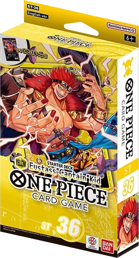 One Piece Starter Deck 36: YELLOW Eustass”Captain”Kid - Starter Deck 36: YELLOW Eustass"Captain"Kid (ST-36)