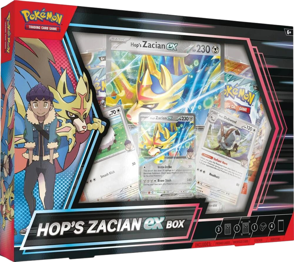 Hop's Zacian ex Box - Miscellaneous Cards & Products (MCAP) Pokemon