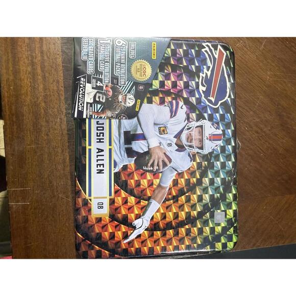 2025 Panini Revolution Josh Allen Lunch Box Tin Factory Seal - 6 Packs