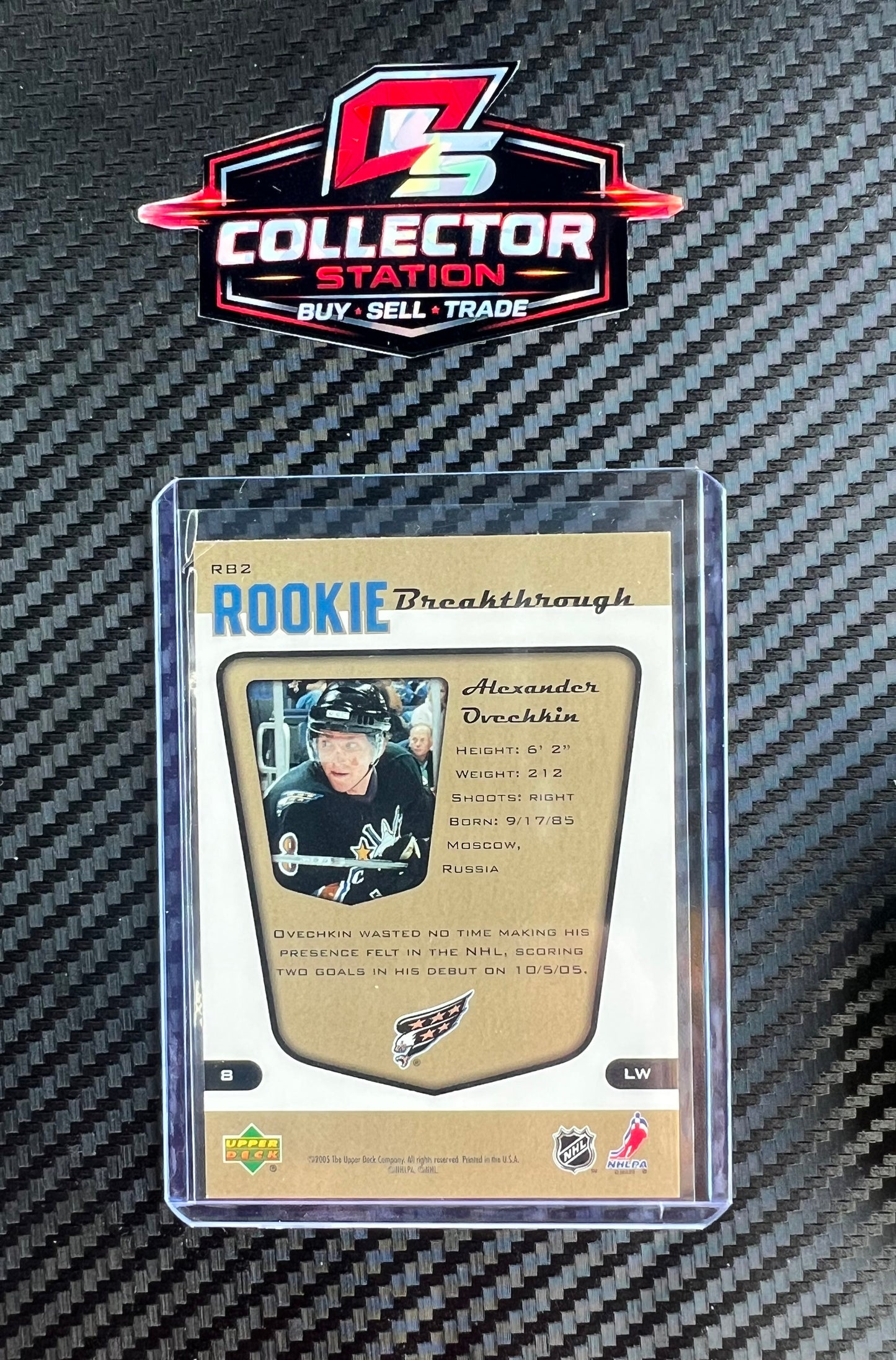 2005-06 Upper Deck MVP - Rookie Breakthrough Alex Ovechkin #RB2 (RC)