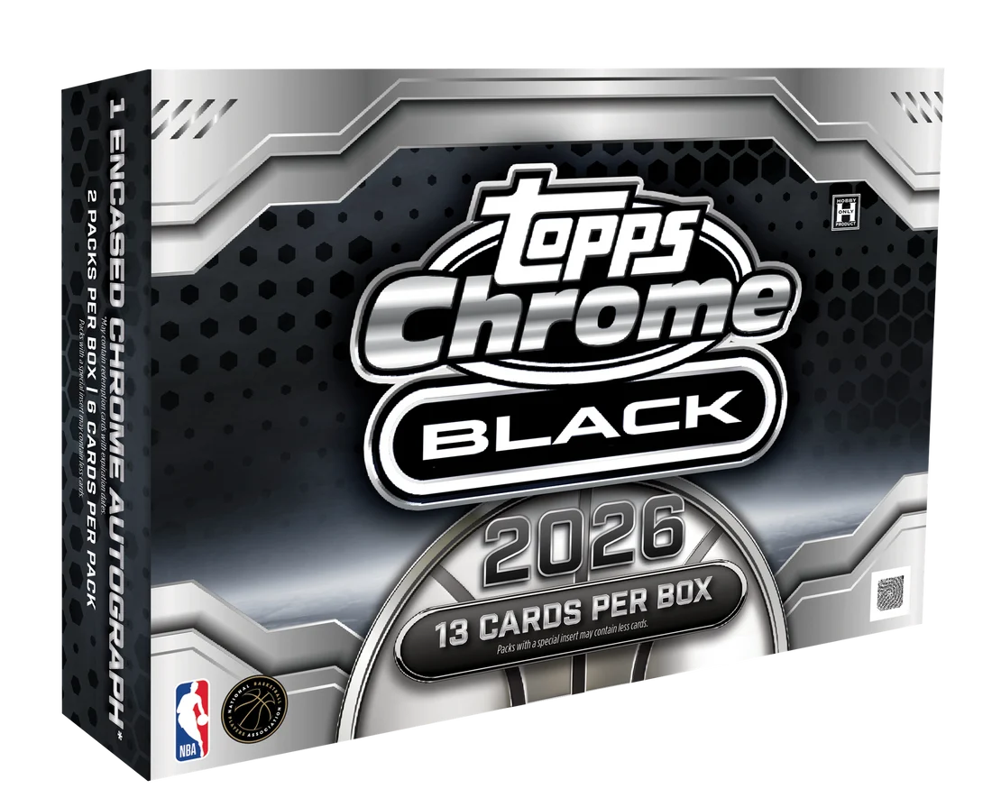 2025/26 Topps Chrome Black Basketball Hobby Box