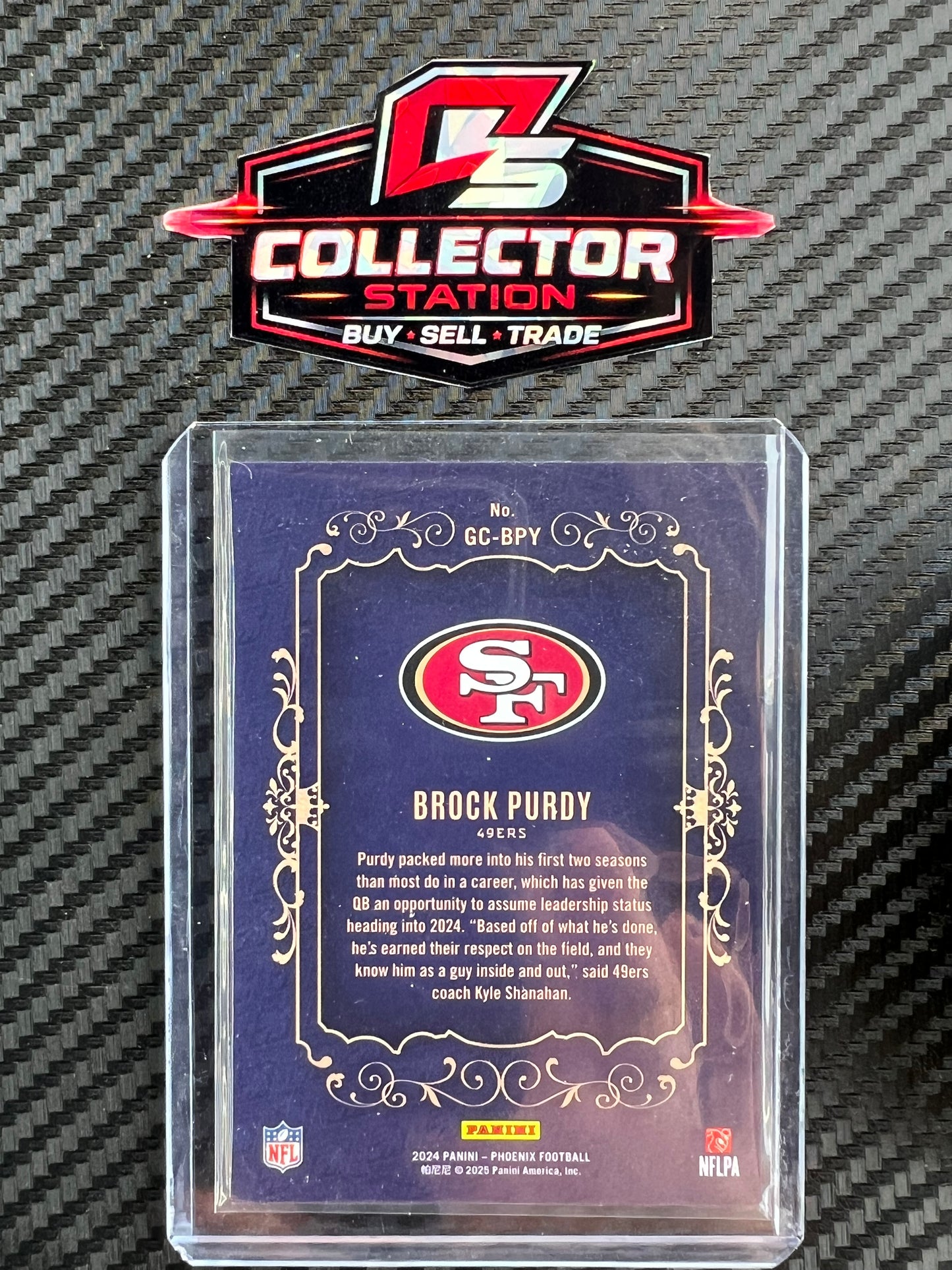 2024 Panini Phoenix - Gridiron Crowns Brock Purdy #GCBPY