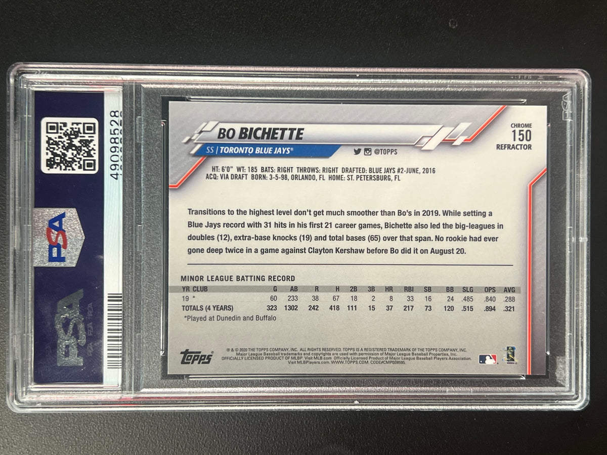2020 Topps Chrome - Bo Bichette #150 Pink Refractor (RC)