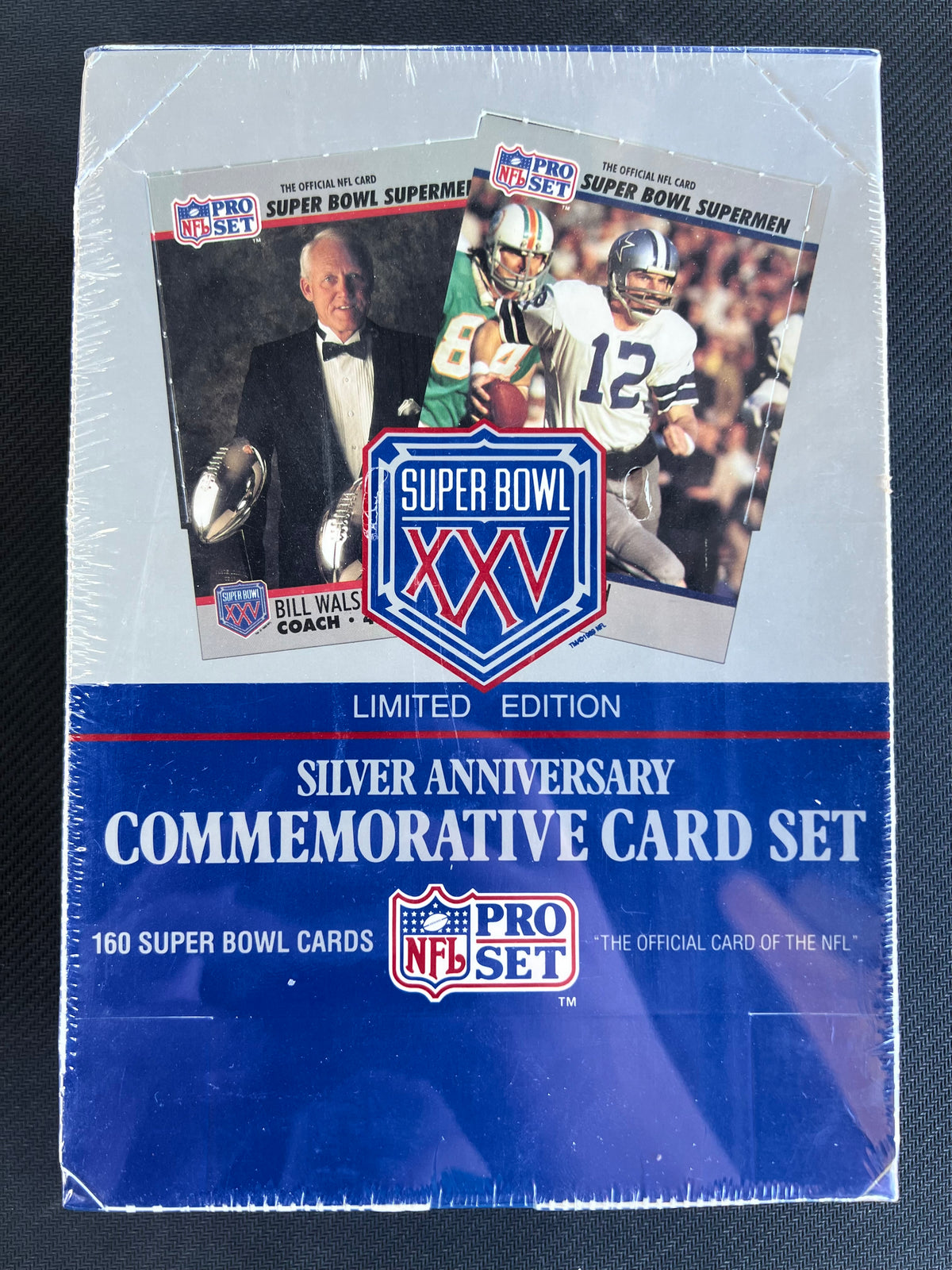 Pro Set Super Bowl XXV Silver Anniversary Commemorative Card Set Sealed
