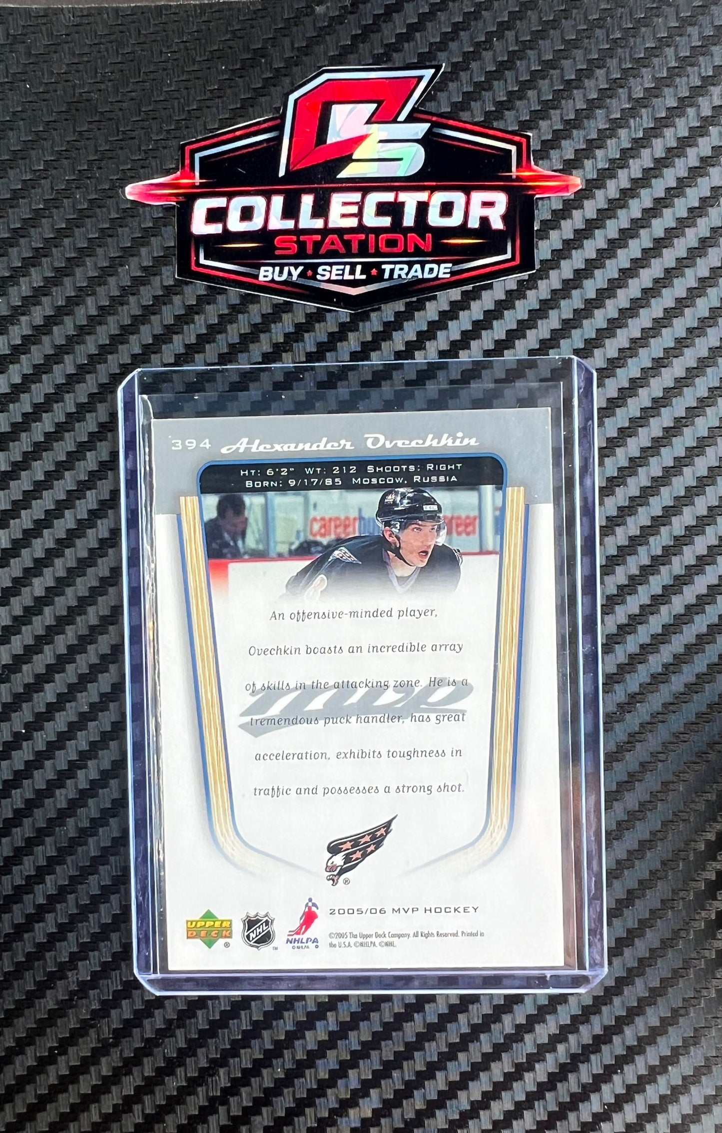 2005-06 Upper Deck MVP Alexander Ovechkin MVP Rookie #394