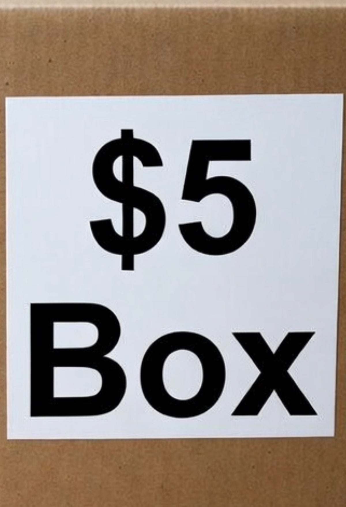 $5 Box Card