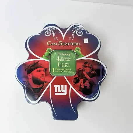 Cam Skattebo Donruss/Optic Panini Shamrock Lucky Clover Tin