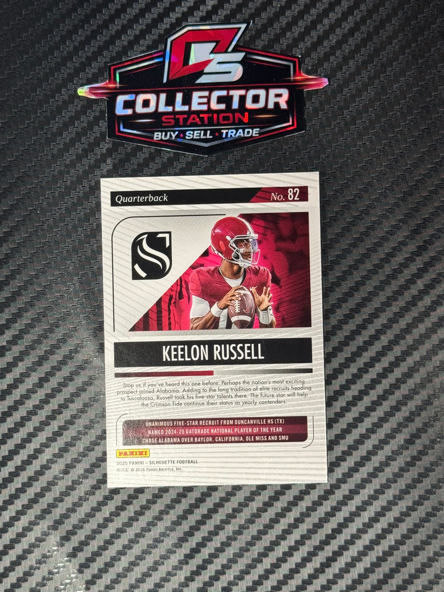 2025 Panini Silhouette Keelon Russell Holo Silver /149 Alabama