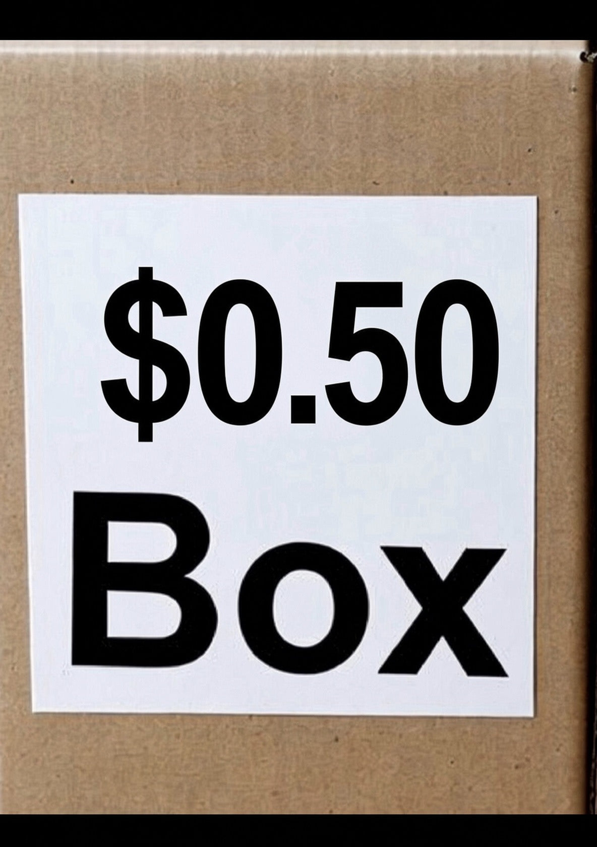 $0.50 Card Box