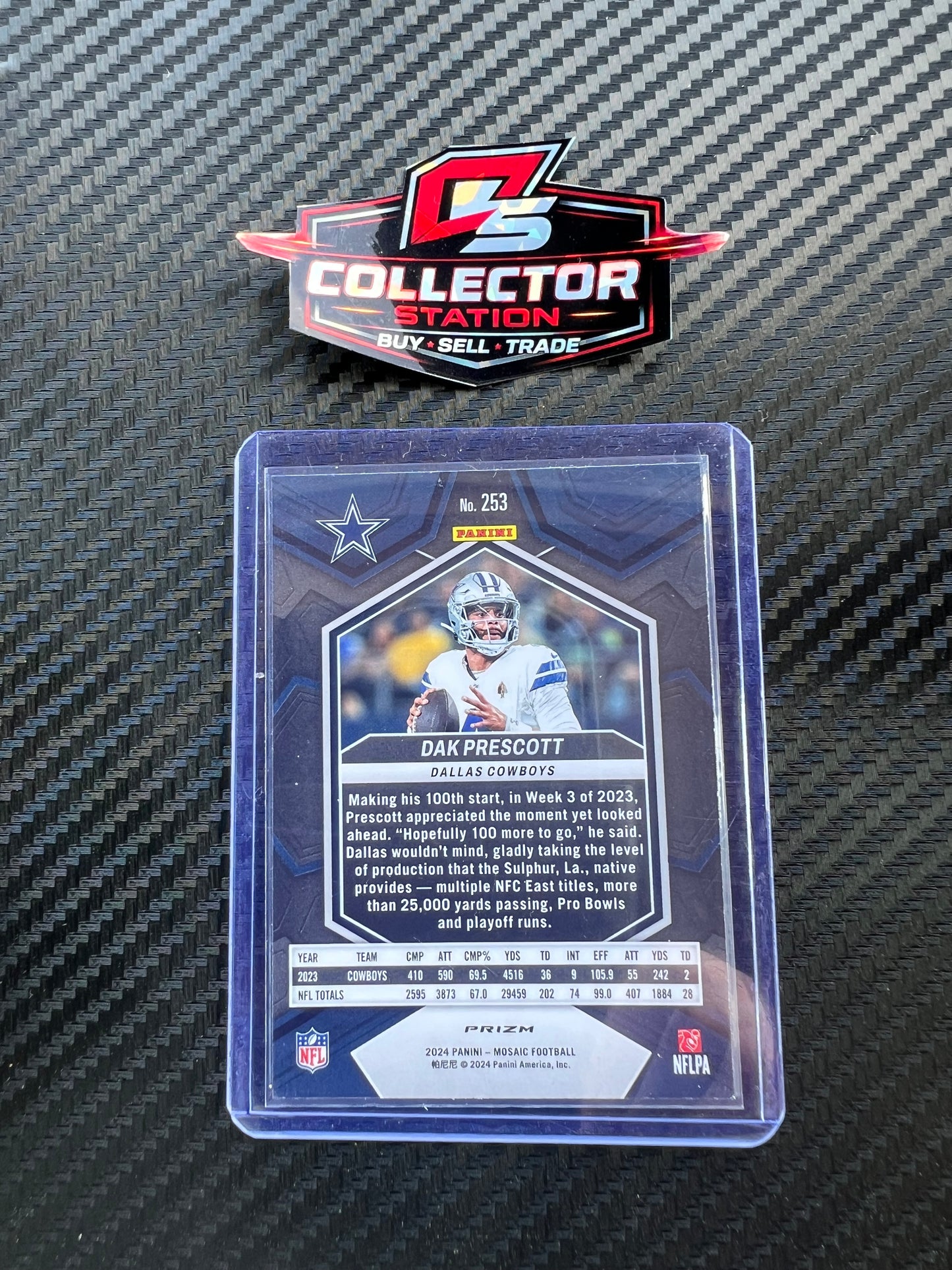 Panini 2024 Mosaic National Pride Prizm Dak Prescott #253