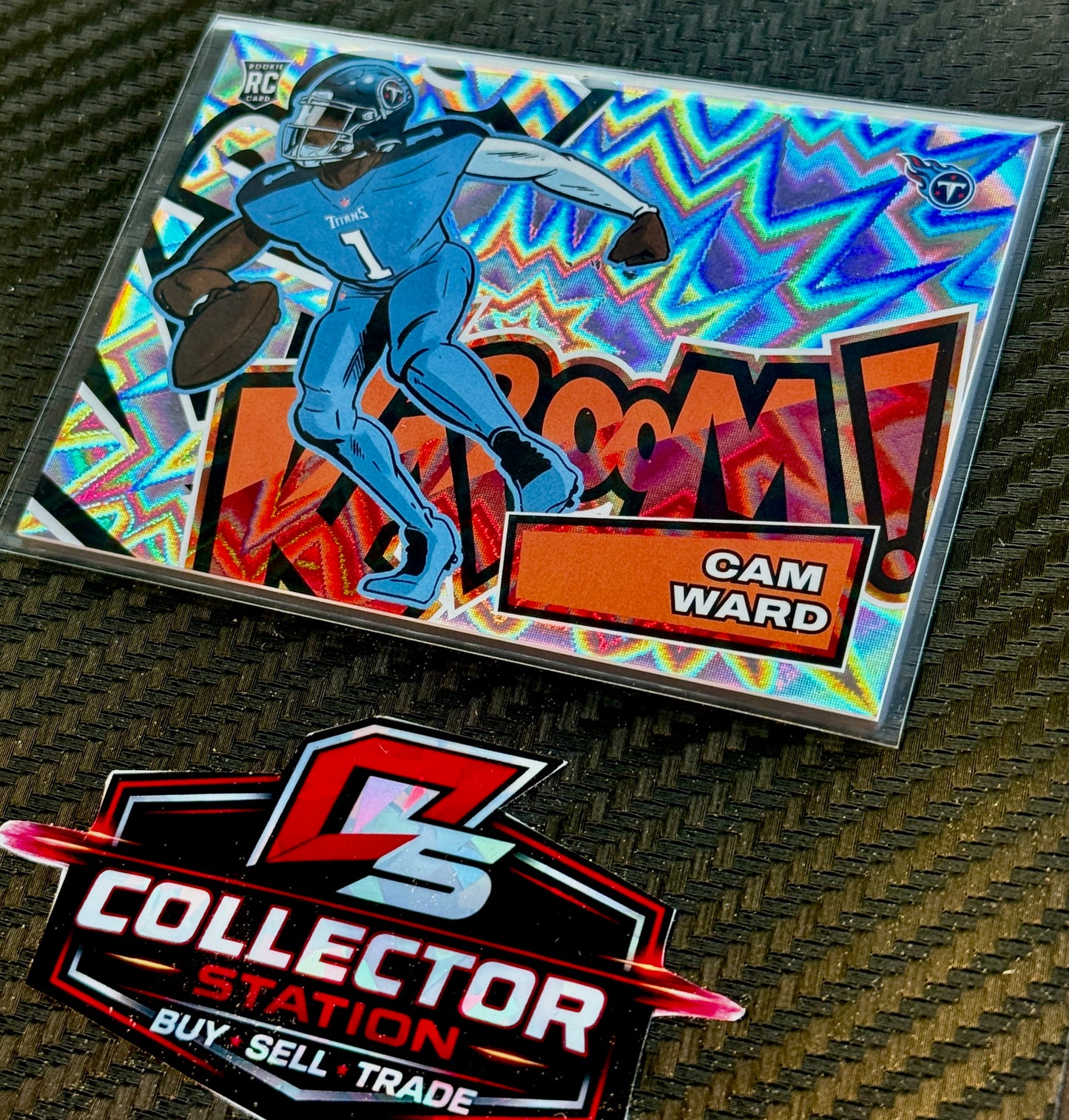 2025 Panini Absolute - Kaboom! Horizontal Cameron Ward #31 (RC)