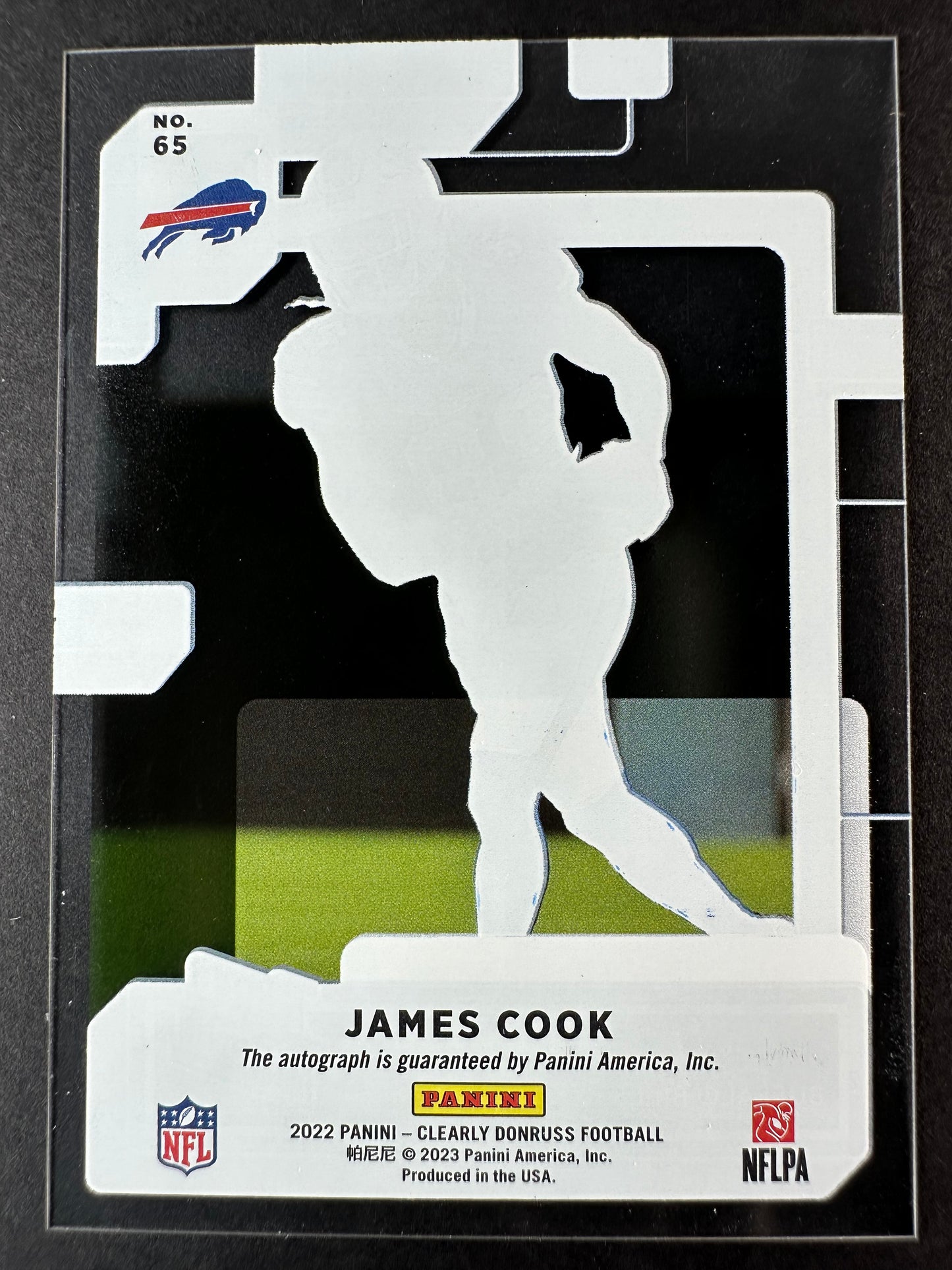 2022 Donruss Clearly James Cook Auto