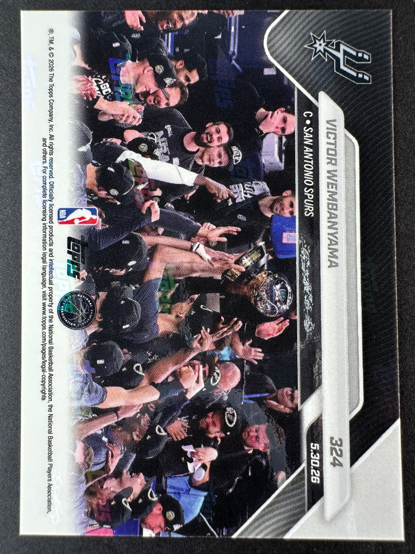 2026 Topps Now NBA Victor Wembanyama Base Card