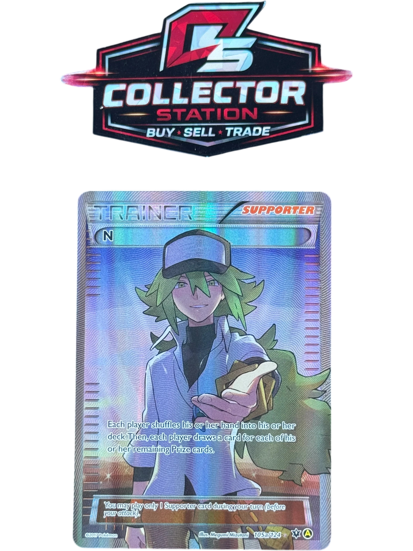 N (Supporter) - 105a/124 - Alternate Art Promos (PR) (Lightly-Moderately Played) — normalized