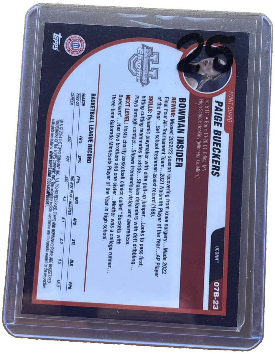 Bowman 2023-24’ University Chrome Paige Bueckers #07B-23
