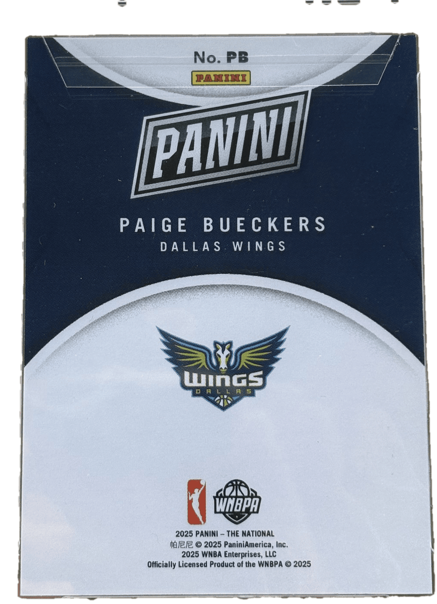 Panini 2025 National Convention Case Breaker Paige Bueckers #PB RC