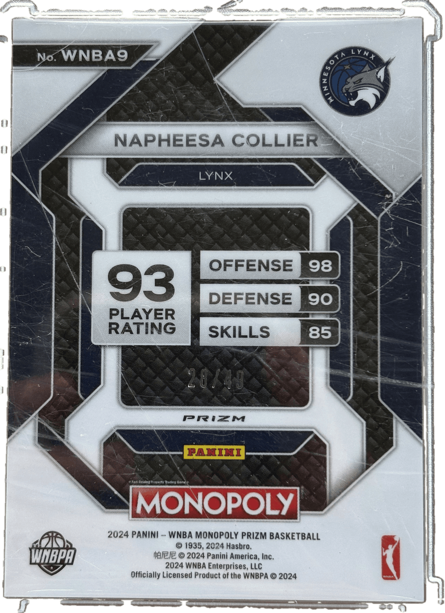 Panini 2024 Gold Prizm /49 Napheesa Collier #WNBA9