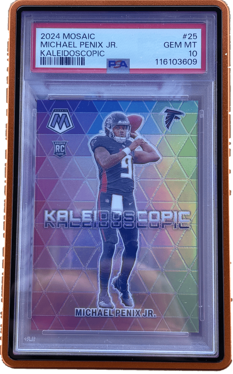 Panini 2024 Mosaic Kaleidoscopic Michael Penix JR. RC#25 PSA 10