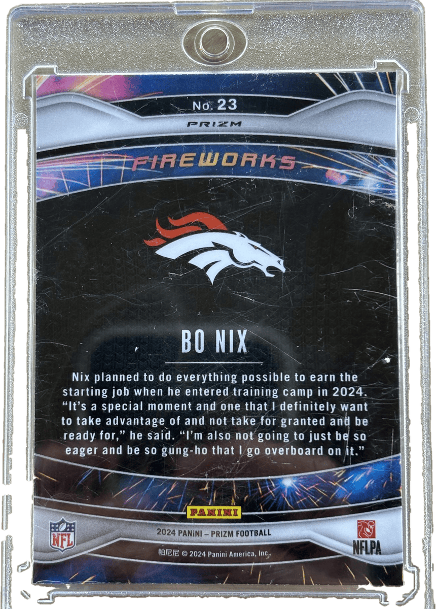 Panini 2024 Prizm No Huddle Bo Nix #23 RC