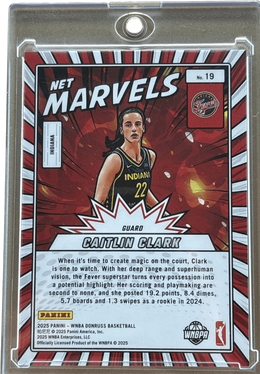 Panini 2025 Donruss Net Marvels Caitlin Clark #19