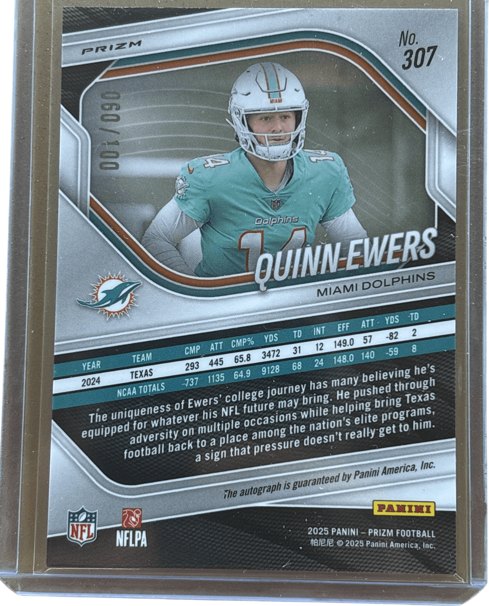 Panini 2025 Choice Prizm Auto /100 #307