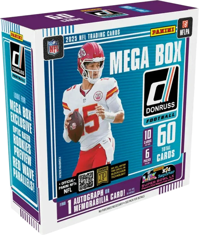 Panini 2025 DONRUSS Football Mega Box