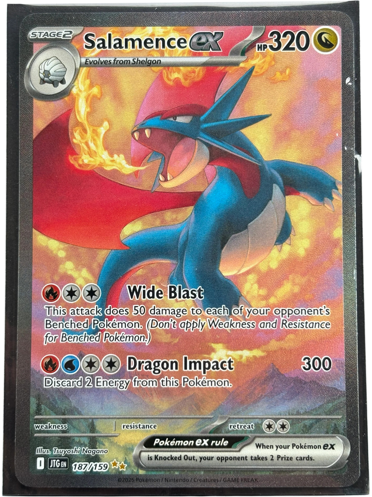 Salamence ex - 187/159 - SV09: Journey Together (JTG) — normalized