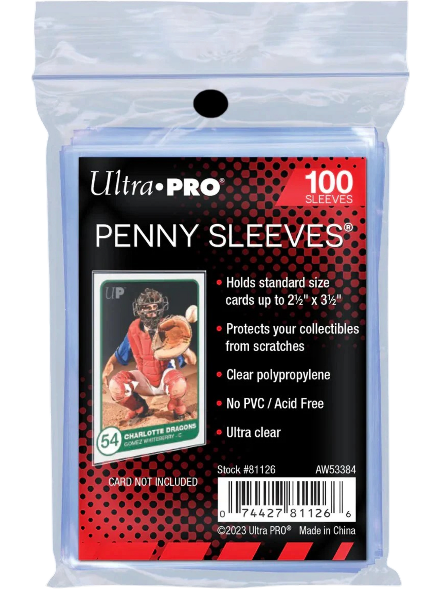 Ultra PRO Trading Card Soft Sleeves - 100-Pack