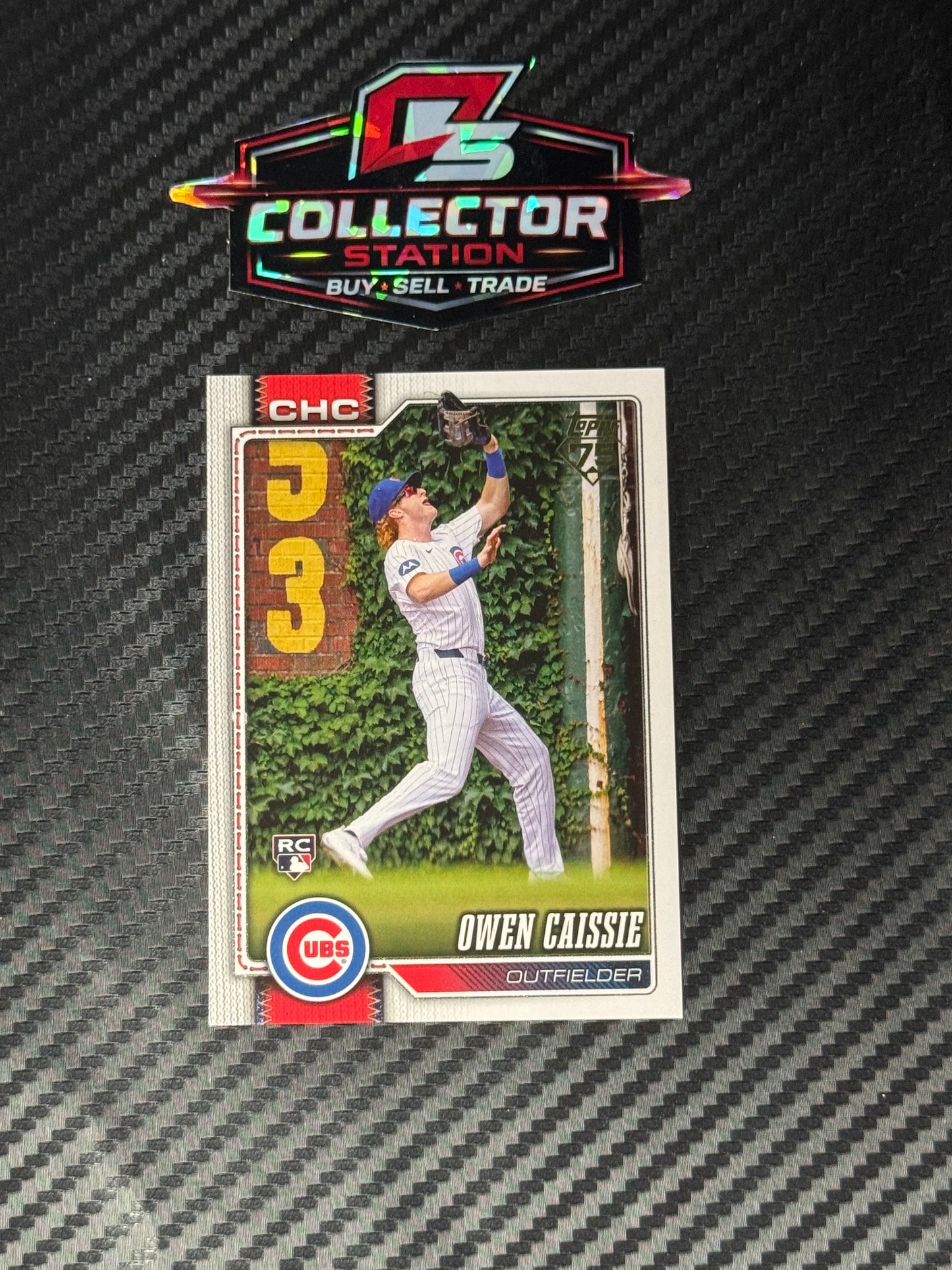 2026 Topps Series 1 Owen Caissie Golden Mirror Image Variation #233 RC