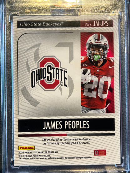 2025 Panini Silhouette- James Peoples Jumbo Memorabilia /99 (RC) (MEM)