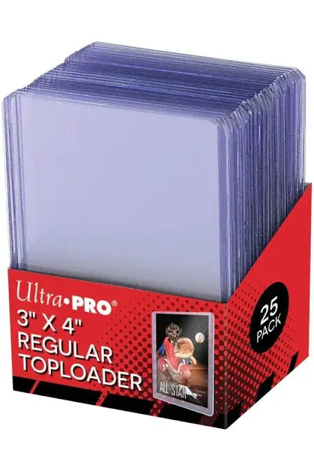 Ultra PRO 3" x 4" Regular Toploaders (25 Pack)