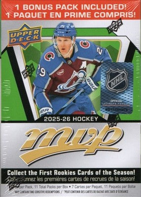 Upper Deck 2025-26 NHL MVP Hockey Trading Card Blaster Box
