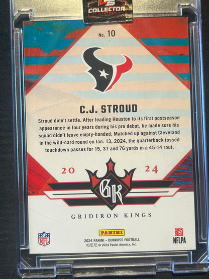 2024 Panini Donruss Gridiron Kings Studio Series CJ Stroud #10 69/100