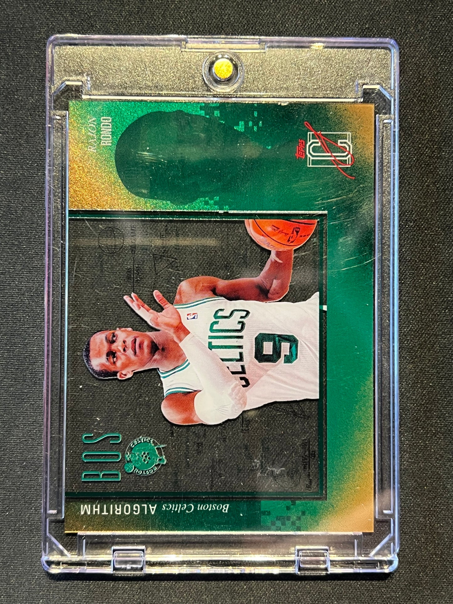 2025-26 Topps Signature Class Rajon Rondo Algorithm Acetate SSP #AL-5 Celtics