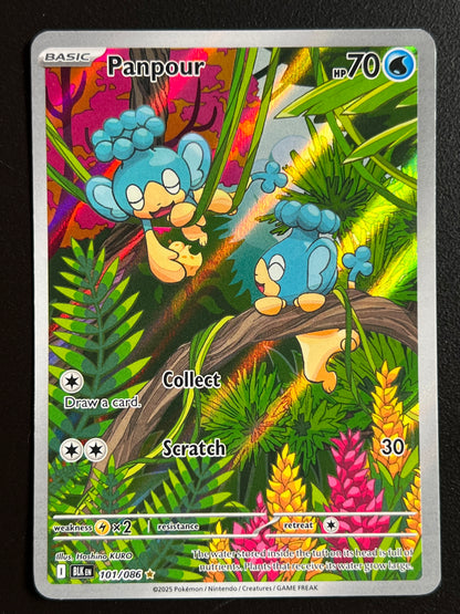 Panpour - 101/086 - SV: Black Bolt (BLK) NM Pokemon