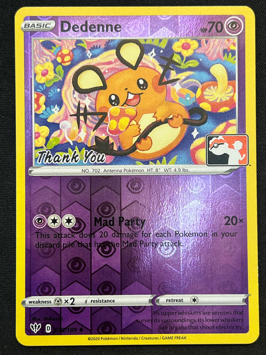 Dedenne - 78/189 (Pokemon League) [Thank You] - League & Championship Cards (PR) NM Pokemon