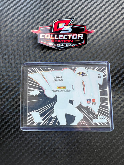 Panini 2023 Zenith Zoom! SSP Lamar Jackson #30